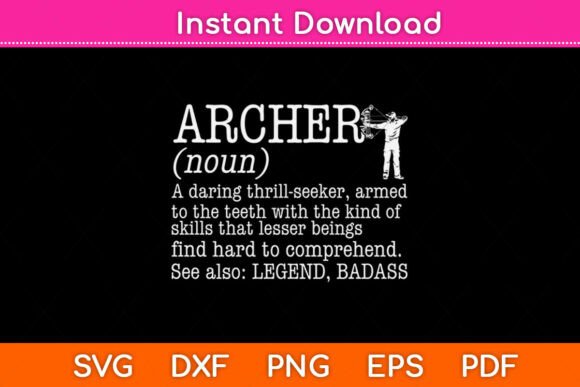Archer Definition Archer Archery Svg Png