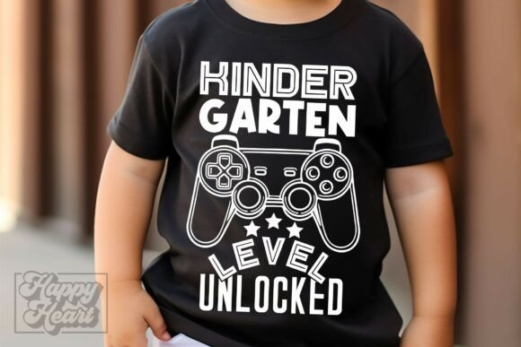 Kindergarten Unlocked Level Up School Graphics