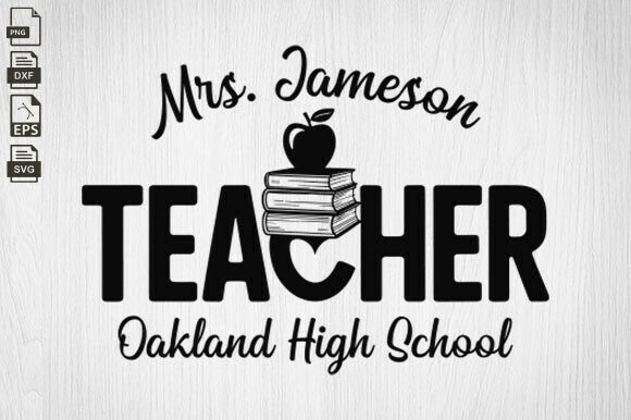 Personalized Teacher, School - Teacher Graphics & Crafts