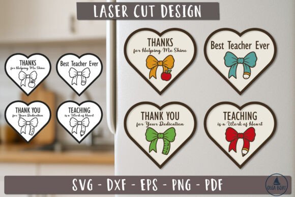 Teacher Appreciation Gift Magnet Graphics and Crafts