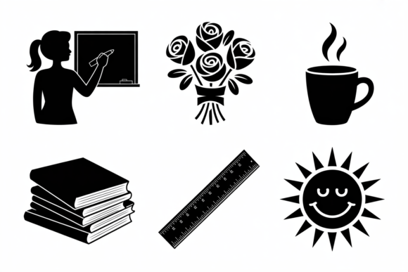 Teacher School Supplies Clipart Bundle